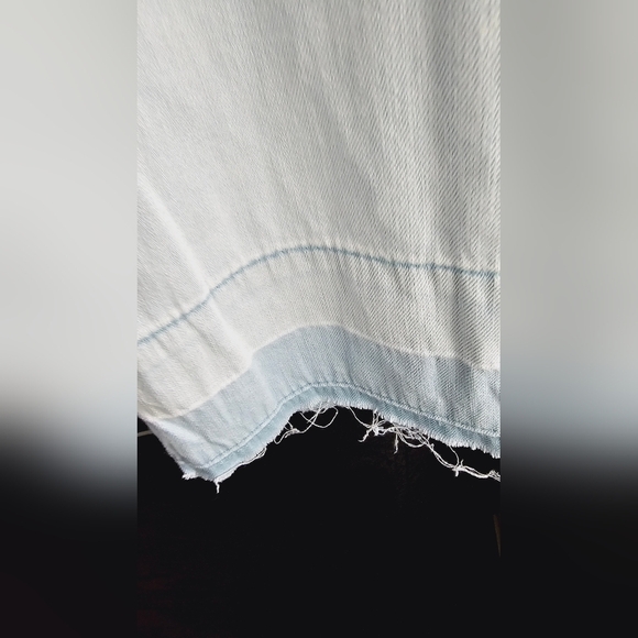 Sam Edelman Bianka High Rise Vintage Wide Leg Light Perth Distressed size 28 - Picture 6 of 11